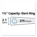 Avery Durable Non-View Binder with DuraHinge and Slant Rings, 3 Rings, 1.5" Capacity, 11 x 8.5, Green