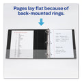 Avery Durable Non-View Binder with DuraHinge and Slant Rings, 3 Rings, 2" Capacity, 11 x 8.5, Black
