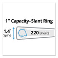 Avery Durable Non-View Binder with DuraHinge and Slant Rings, 3 Rings, 1" Capacity, 11 x 8.5, Black