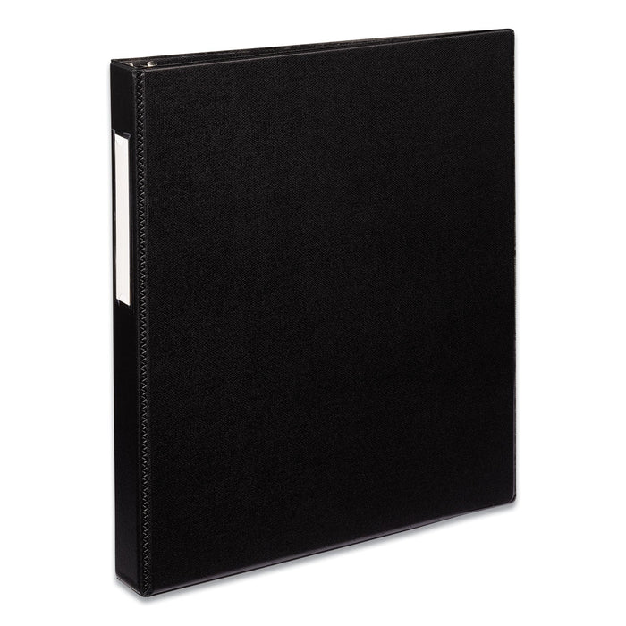 Avery Durable Non-View Binder with DuraHinge and EZD Rings, 3 Rings, 1" Capacity, 11 x 8.5, Black, (8302)