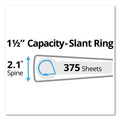 Avery Durable Non-View Binder with DuraHinge and Slant Rings, 3 Rings, 1.5" Capacity, 11 x 8.5, Blue
