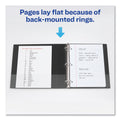 Avery Durable Non-View Binder with DuraHinge and Slant Rings, 3 Rings, 1.5" Capacity, 11 x 8.5, Green