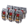Scotch Box Lock Shipping Packaging Tape, 1.5" Core with Dispenser, 1.88" x 22.2 yds, Clear, 6/Pack