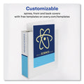 Avery Showcase Economy View Binder with Round Rings, 3 Rings, 3" Capacity, 11 x 8.5, White