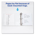 Avery Showcase Economy View Binder with Round Rings, 3 Rings, 1" Capacity, 11 x 8.5, White
