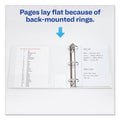Avery Showcase Economy View Binder with Round Rings, 3 Rings, 0.5" Capacity, 11 x 8.5, White