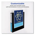 Avery Showcase Economy View Binder with Round Rings, 3 Rings, 1.5" Capacity, 11 x 8.5, Black