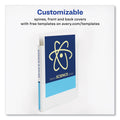 Avery Showcase Economy View Binder with Round Rings, 3 Rings, 0.5" Capacity, 11 x 8.5, White