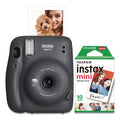 Fujifilm Instax Mini 11 Camera Bundle, Charcoal