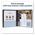 Avery Economy Non-View Binder with Round Rings, 3 Rings, 1" Capacity, 11 x 8.5, Blue, (3300)