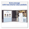 Avery Economy Non-View Binder with Round Rings, 3 Rings, 3" Capacity, 11 x 8.5, Blue, (3601)