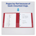 Avery Economy Non-View Binder with Round Rings, 3 Rings, 1" Capacity, 11 x 8.5, Red, (3310)