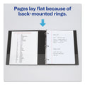 Avery Economy Non-View Binder with Round Rings, 3 Rings, 3" Capacity, 11 x 8.5, Blue, (4600)