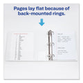 Avery Economy View Binder with Round Rings , 3 Rings, 1" Capacity, 8.5 x 5.5, White, (5806)