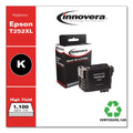 Innovera Remanufactured Black High-Yield Ink, Replacement for T252XL (T252XL120), 1,100 Page-Yield