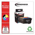 Innovera Remanufactured Black/Cyan/Magenta/Yellow Ink, Replacement for T220XL (T220XL120/220/320/420), 500/450 Page-Yield