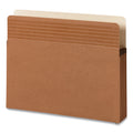 Smead Easy Grip Pockets, 3.5" Expansion, Letter Size, Redrope, 25/Box