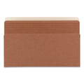 Smead Easy Grip Pockets, 3.5" Expansion, Legal Size, Redrope, 25/Box