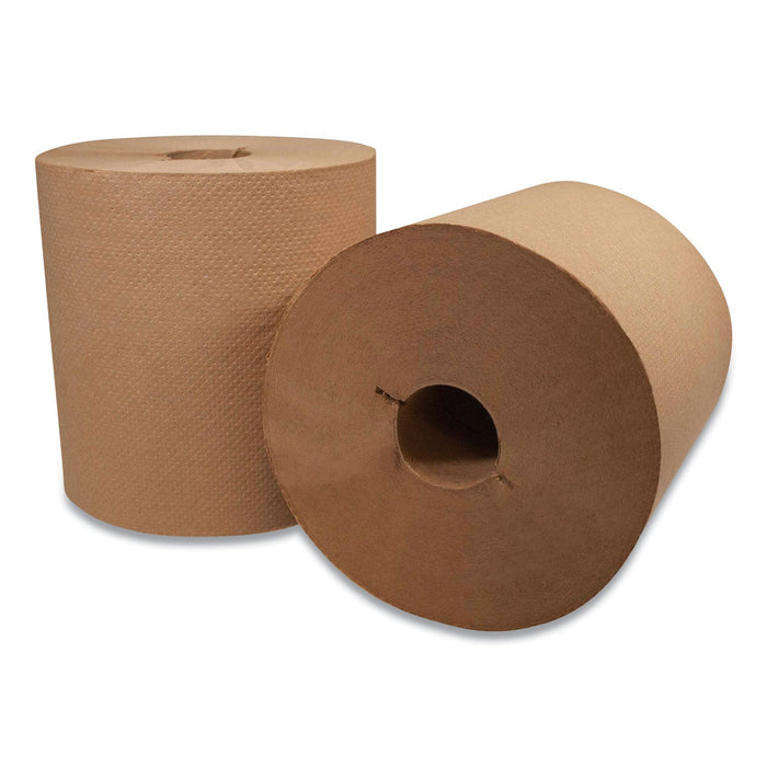 Morcon Tissue Morsoft Controlled Towels, I-Notch, 7.5" x 800 ft, Kraft, 6/Carton