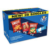 Kellogg's MVP Singles Variety Pack, Cheez-it Original/White Cheddar; Pringles Original; Rice Krispies Treats, Assorted Sizes, 28/Box