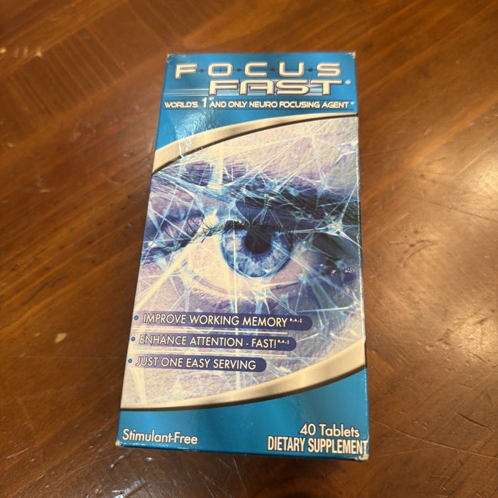 Focus Fast Brain Supplement, 39 Nootropics, Improve Memory, Caffeine Free 40-Ct by Price Is Right Miami