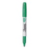 Sharpie Metallic Fine Point Permanent Markers, Fine Bullet Tip, Green, Dozen