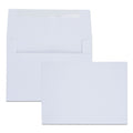Quality Park Greeting Card/Invitation Envelope, A-6, Square Flap, Gummed Closure, 4.75 x 6.5, White, 100/Box