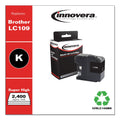 Innovera Remanufactured Black Super High-Yield, Replacement for LC109BK, 2,400 Page-Yield