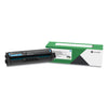 Lexmark C341XC0 Return Program Extra High-Yield Toner, 4,500 Page-Yield, Cyan