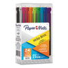 Paper Mate Write Bros Mechanical Pencil, 0.7 mm, HB (#2), Black Lead, Black Barrel with Assorted Clip Colors, 24/Pack