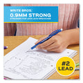 Paper Mate Write Bros Mechanical Pencil, 0.9 mm, HB (#2), Black Lead, Assorted Barrel Colors, 24/Pack