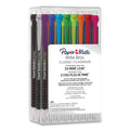 Paper Mate Write Bros Mechanical Pencil, 0.7 mm, HB (#2), Black Lead, Black Barrel with Assorted Clip Colors, 24/Pack