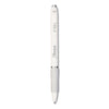 Sharpie S-Gel Fashion Barrel Gel Pen, Retractable, Medium 0.7 mm, Black Ink, Pearl White Barrel, Dozen