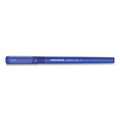 Paper Mate Write Bros. Grip Ballpoint Pen, Stick, Medium 1 mm, Blue Ink, Blue Barrel, Dozen