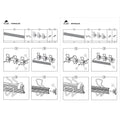 Alba Wall-Mount Coat Hooks, Metal, Silver, 22 lb, 18.11" x 2.95" x 6.45"