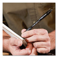 Paper Mate Profile Ballpoint Pen, Retractable, Medium 1 mm, Black Ink, Translucent Black Barrel, 36/Pack