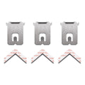 3M Claw Drywall Picture Hanger, Holds 45 lbs, 3 Hooks and 3 Spot Markers, Stainless Steel