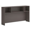 HON Mod Desk Hutch, 3 Compartments, 72w x 14d x 39.75h, Slate Teak