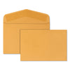 Quality Park Open-Side Booklet Envelope, #15, Hub Flap, Gummed Closure, 10 x 15, Brown Kraft, 100/Box