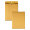 Quality Park Park Ridge Kraft Clasp Envelope, #97, Square Flap, Clasp/Gummed Closure, 10 x 13, Brown Kraft, 100/Box
