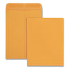 Quality Park Catalog Envelope, 28 lb Bond Weight Kraft, #10 1/2, Square Flap, Gummed Closure, 9 x 12, Brown Kraft, 100/Box