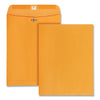 Quality Park Clasp Envelope, 32 lb Bond Weight Kraft, #97, Square Flap, Clasp/Gummed Closure, 10 x 13, Brown Kraft, 100/Box