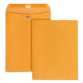 Quality Park Clasp Envelope, 32 lb Bond Weight Kraft, #97, Square Flap, Clasp/Gummed Closure, 10 x 13, Brown Kraft, 100/Box