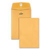 Quality Park Clasp Envelope, 28 lb Bond Weight Kraft, #35, Square Flap, Clasp/Gummed Closure, 5 x 7.5, Brown Kraft, 100/Box