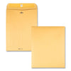 Quality Park Clasp Envelope, 32 lb Bond Weight Kraft, #12 1/2, Square Flap, Clasp/Gummed Closure, 9.5 x 12.5, Brown Kraft, 100/Box