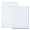 Quality Park Clasp Envelope, 28 lb Bond Weight Paper, #90, Square Flap, Clasp/Gummed Closure, 9 x 12, White, 100/Box