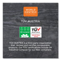 World Centric Fiber Plates, Ripple Edge, 6" dia, Natural, 1,000/Carton