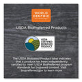 World Centric PLA Lids for Fiber Bowls, 7.5" Diameter x 1"h, Clear, Plastic, 300/Carton