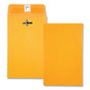 Quality Park Clasp Envelope, 28 lb Bond Weight Kraft, #15, Square Flap, Clasp/Gummed Closure, 4 x 6.38, Brown Kraft, 100/Box