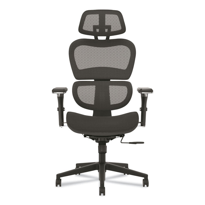 HON Neutralize High-Back Mesh Task Chair, Supports Up to 250 lb, 18.75" Seat Height, Black